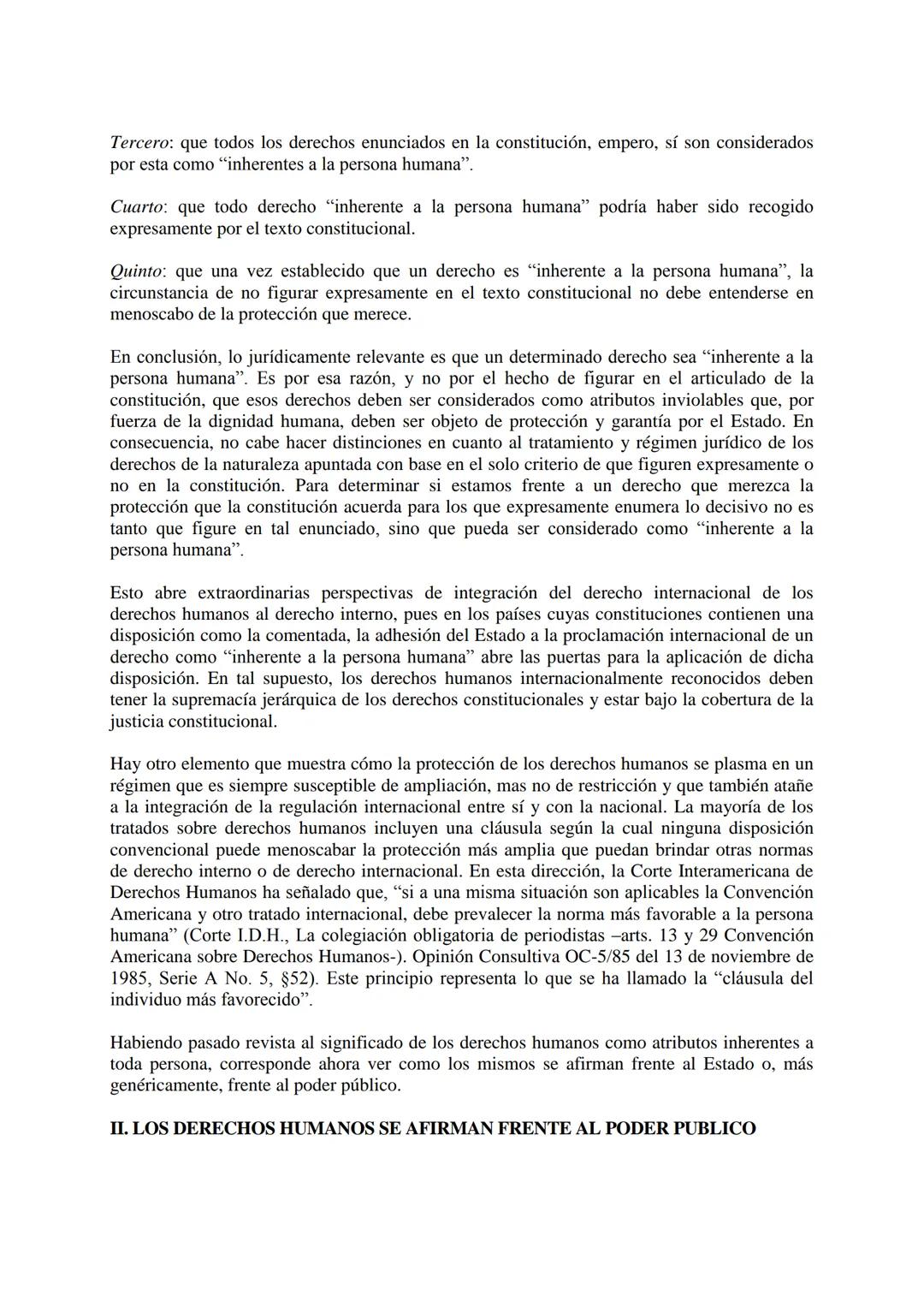 EL CONCEPTO DE DERECHOS HUMANOS[1][1]
Pedro Nikken[2][2]
La noción de derechos humanos se corresponde con la afirmación de la dignidad de la