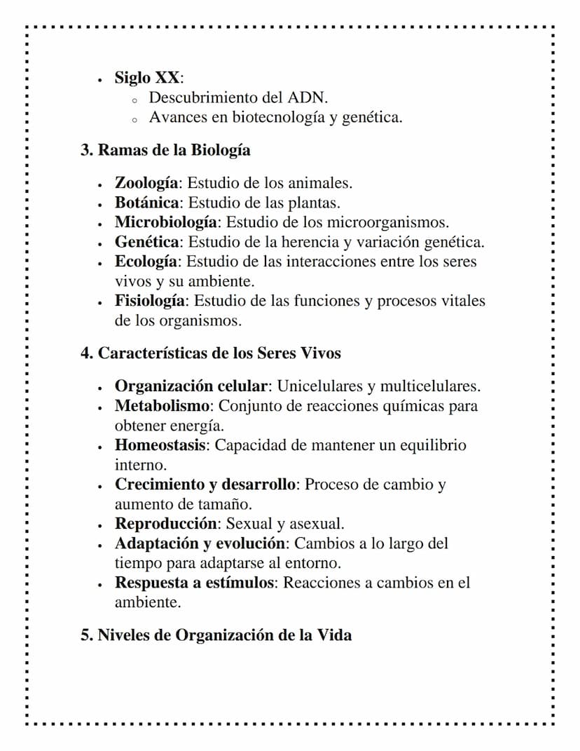 INTRODUCCIÓN A LA
BIOLOGÍA
1. Definición de Biología
•
Biología: Ciencia que estudia a los seres vivos y los
procesos vitales.
Origen etimol