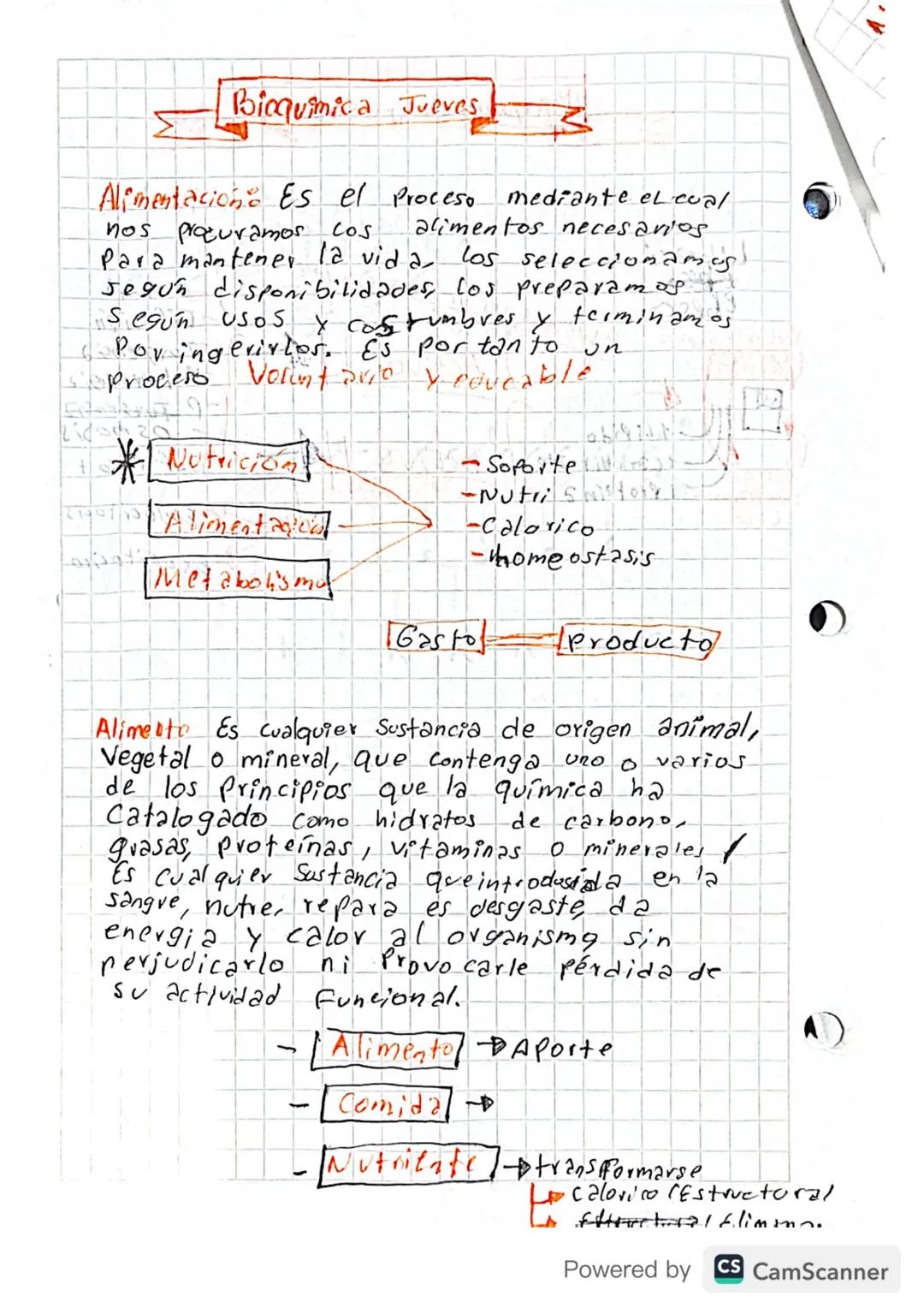 Bioquimica Jueves
Alimentacione Es el Proceso mediante el cual
nos procuramos cos
alimentos necesarios
Para mantener la vida, los selecciona