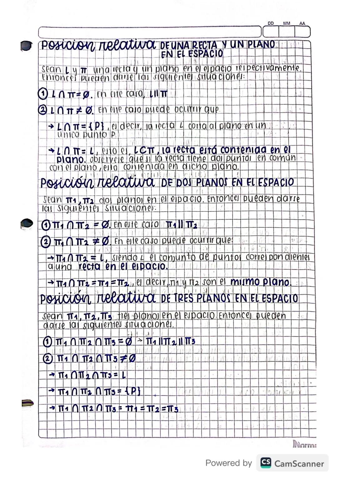# Posición relativa DE DOS RECTAS EN EL PLANO

Sean 11 y 12 dos rectas en el plano, con vectores directores vi y
Va respectivamente. Entonce