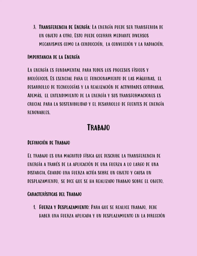 ENERGÍA Y TRABAJO
DEFINICIÓN DE ENERGÍA
ENERGÍA
LA ENERGÍA ES UNA MAGNITUD FÍSICA QUE PERMITE QUE LOS CUERPOS
REALICEN TRABAJO Y QUE SE MANI