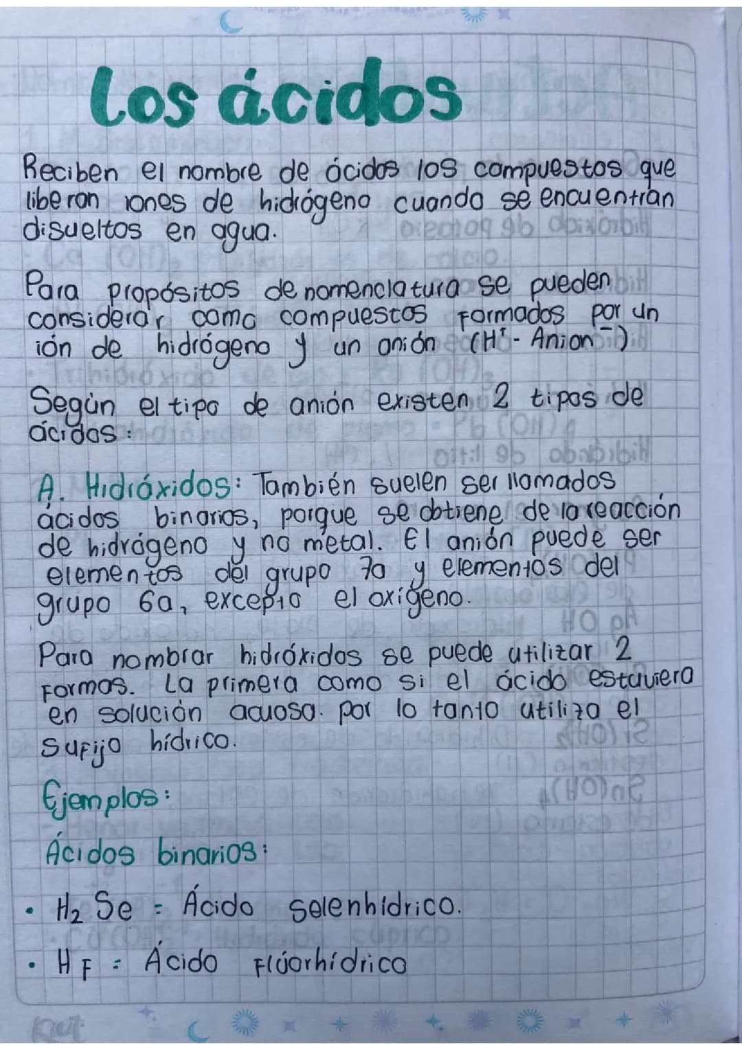 Los ácidos 
