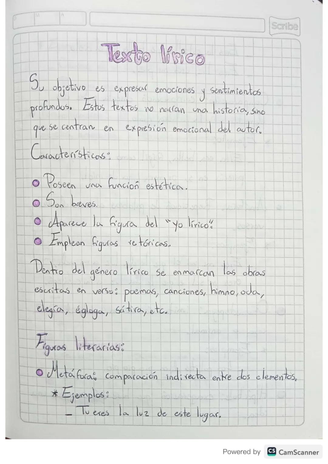 Su objetivo
Texto lívico
es expresar emociones y sentimientos.
y
profundos. Estus textos no narran una historia, sino
centran
que se
en expr