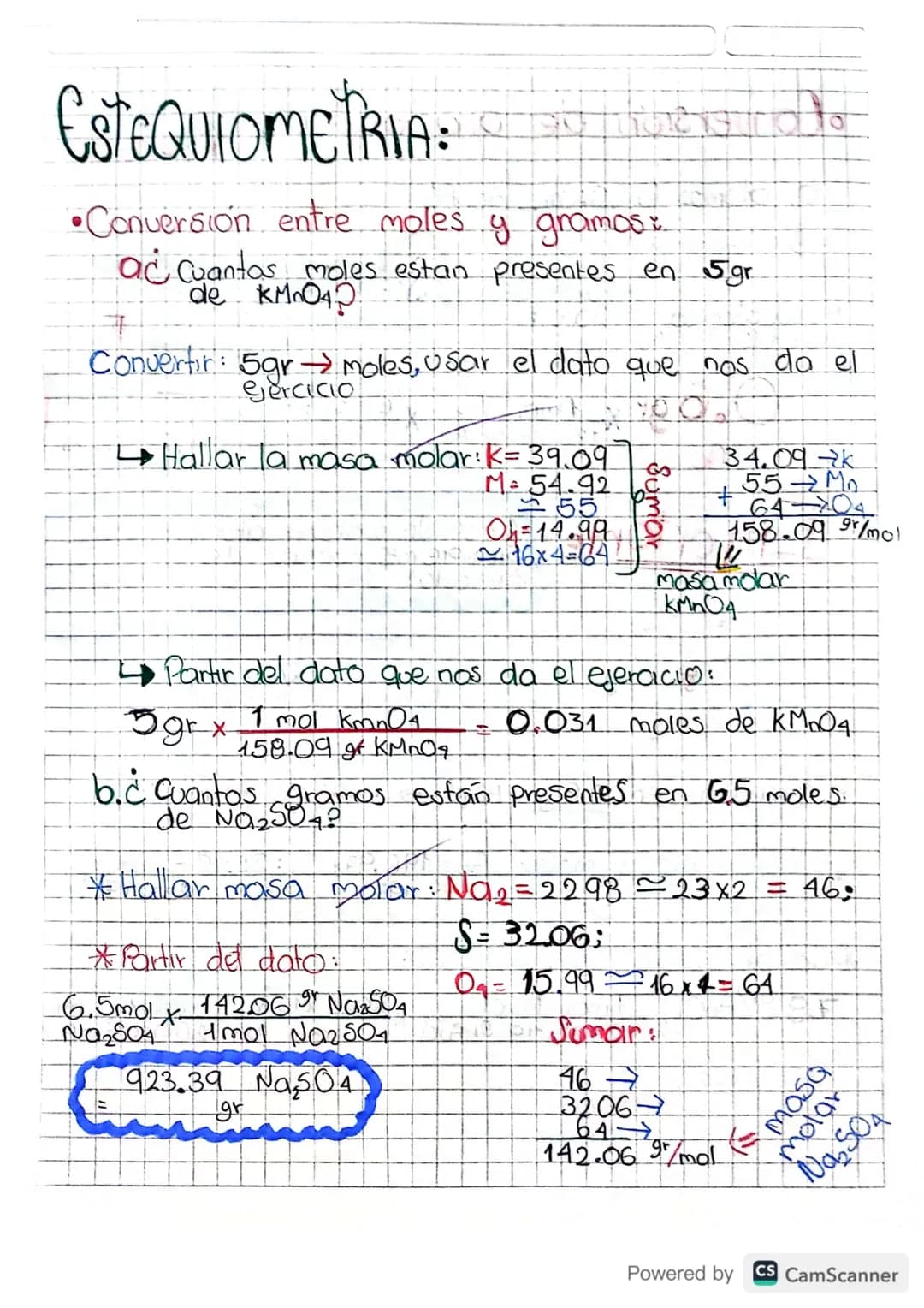 G S T C Q U I O m & R
Requieren ecuacione)
balanceadas.
Relaciones
estequiometrical,
Permiten Predecir
Cantidades a ser
Produadas ta.
reacci