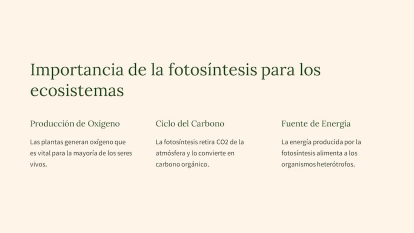 La fotosíntesis: el
proceso
fundamental de la
vida
La fotosíntesis es el proceso clave que sustenta la vida en la Tierra,
convirtiendo la en