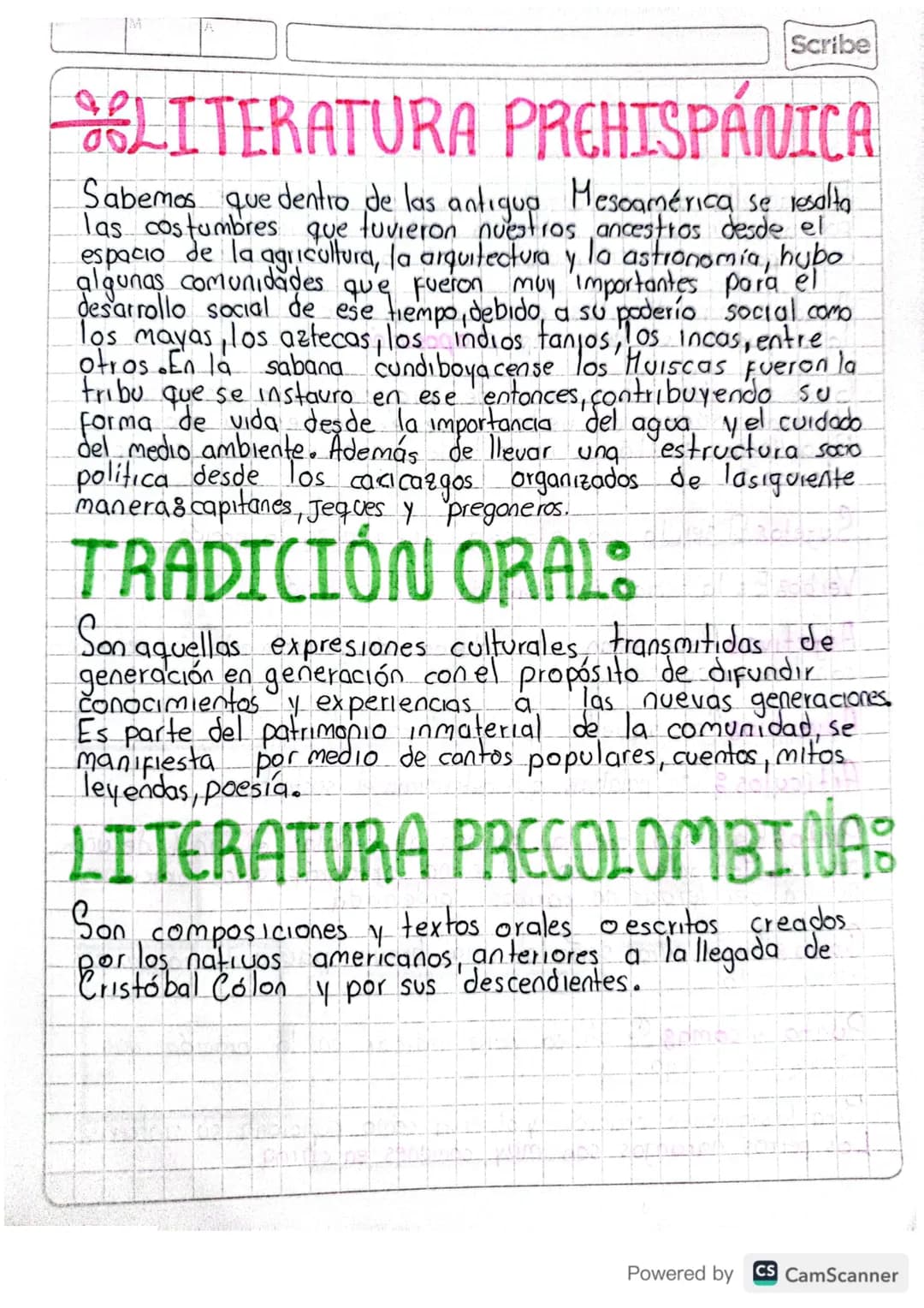Scribe
LITERATURA PREHISPÁNICA
Sabemos que dentro de las antigua Mesoamérica se resalta
las costumbres que tuvieron nuestros ancestros desde