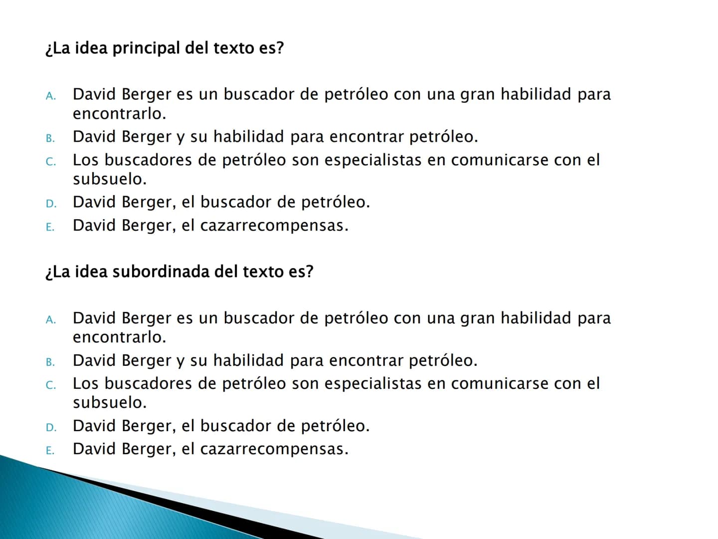 El tema y las ideas principales OBJETIVOS DE APRENDIZAJE
importancia de la idea temática en
la
▸ Reconoce la
comprensión y producción textua