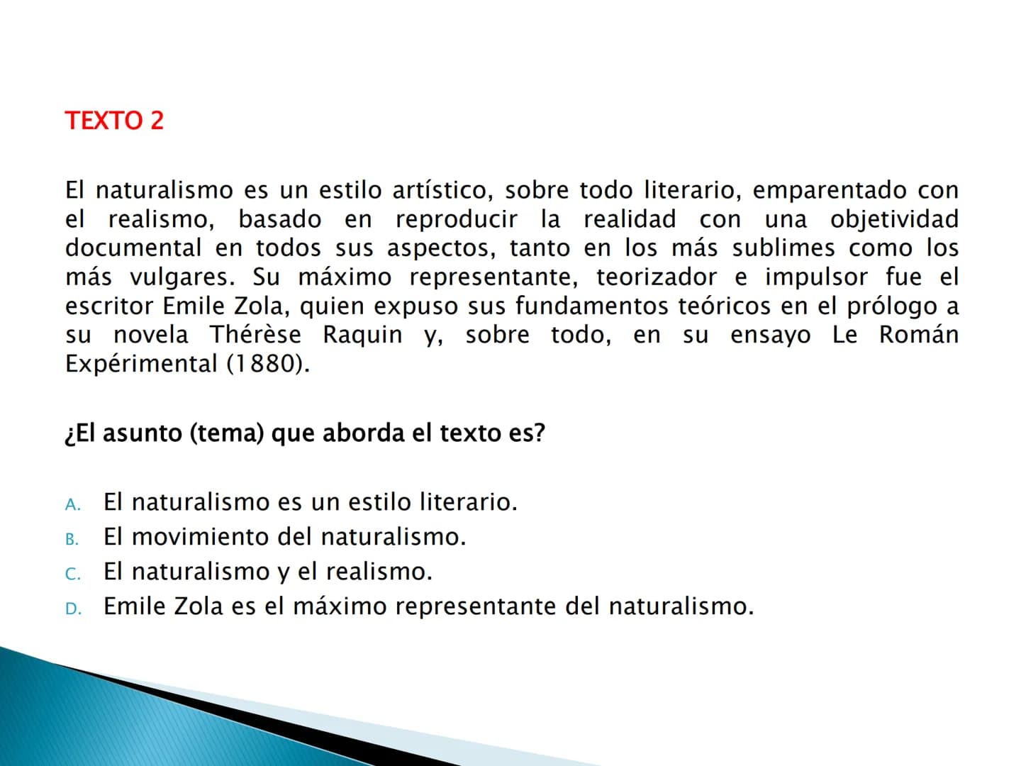 El tema y las ideas principales OBJETIVOS DE APRENDIZAJE
importancia de la idea temática en
la
▸ Reconoce la
comprensión y producción textua