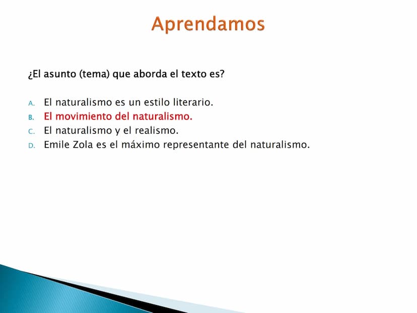El tema y las ideas principales OBJETIVOS DE APRENDIZAJE
importancia de la idea temática en
la
▸ Reconoce la
comprensión y producción textua