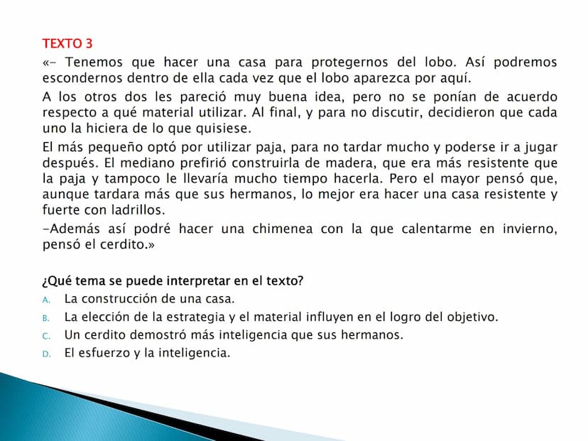 El tema y las ideas principales OBJETIVOS DE APRENDIZAJE
importancia de la idea temática en
la
▸ Reconoce la
comprensión y producción textua