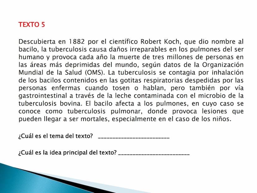 El tema y las ideas principales OBJETIVOS DE APRENDIZAJE
importancia de la idea temática en
la
▸ Reconoce la
comprensión y producción textua