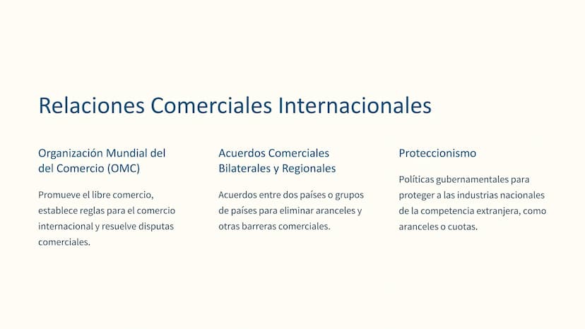 Economía Política
Internacional
La economía política internacional estudia la interrelación entre la
economía y la política en el sistema in