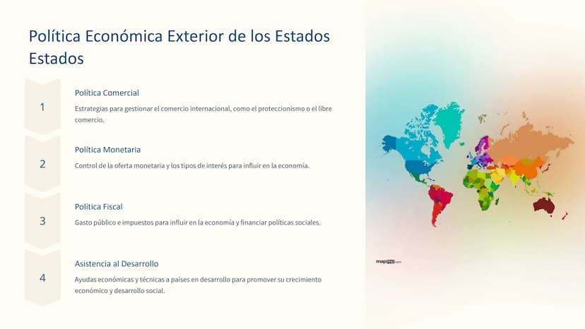 Economía Política
Internacional
La economía política internacional estudia la interrelación entre la
economía y la política en el sistema in