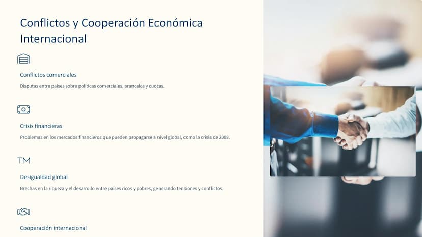 Economía Política
Internacional
La economía política internacional estudia la interrelación entre la
economía y la política en el sistema in