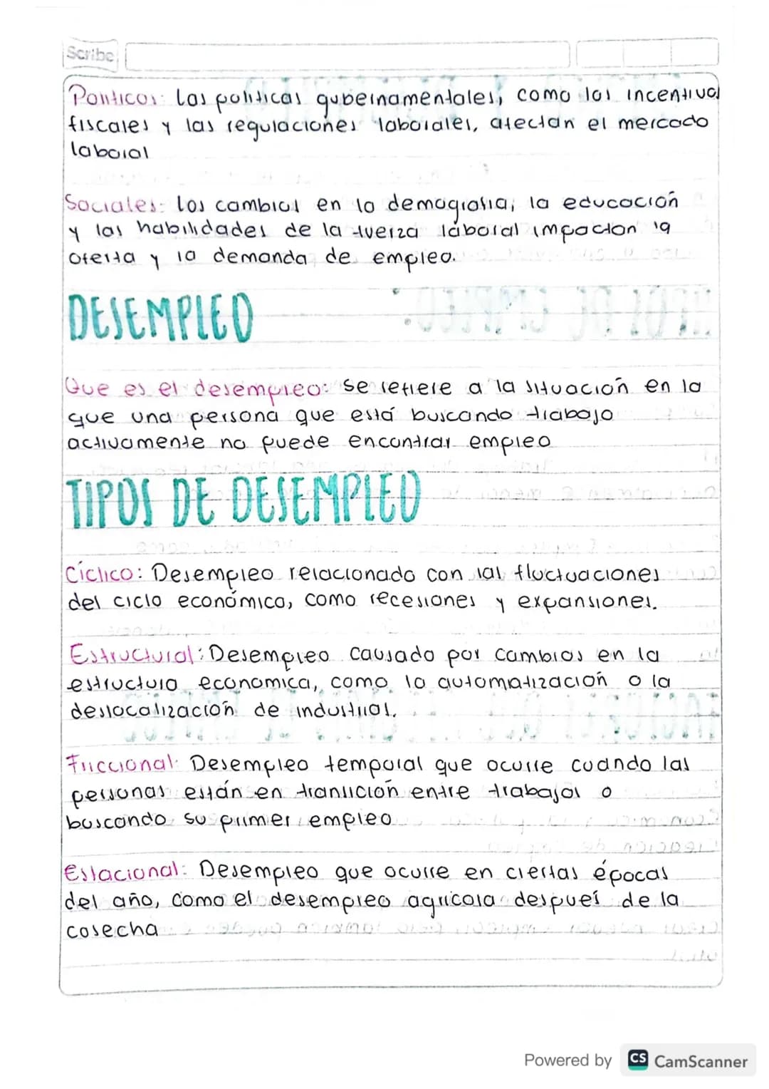 Scribe
EMPLEO Y DESEMPIED
Que es el empleo el empleo se refiere a la situación
en la que una persona realiza un trabajo a cambio.
de und rem