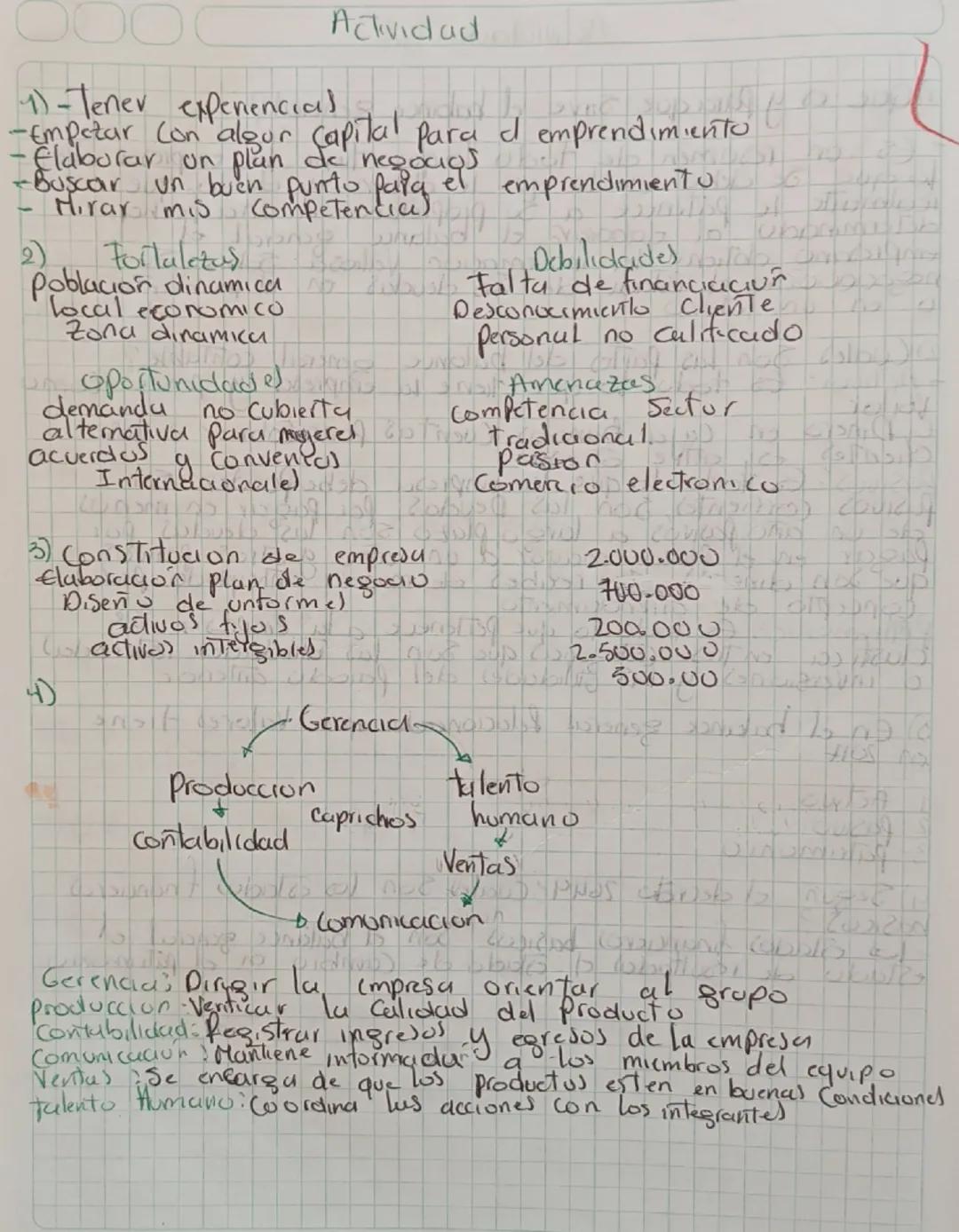 Actividad

1) Que es y para que sirve I balance general?
- Es un resumen de todo lo que tiene la empresa de
lo que se debe de lo que le debe
