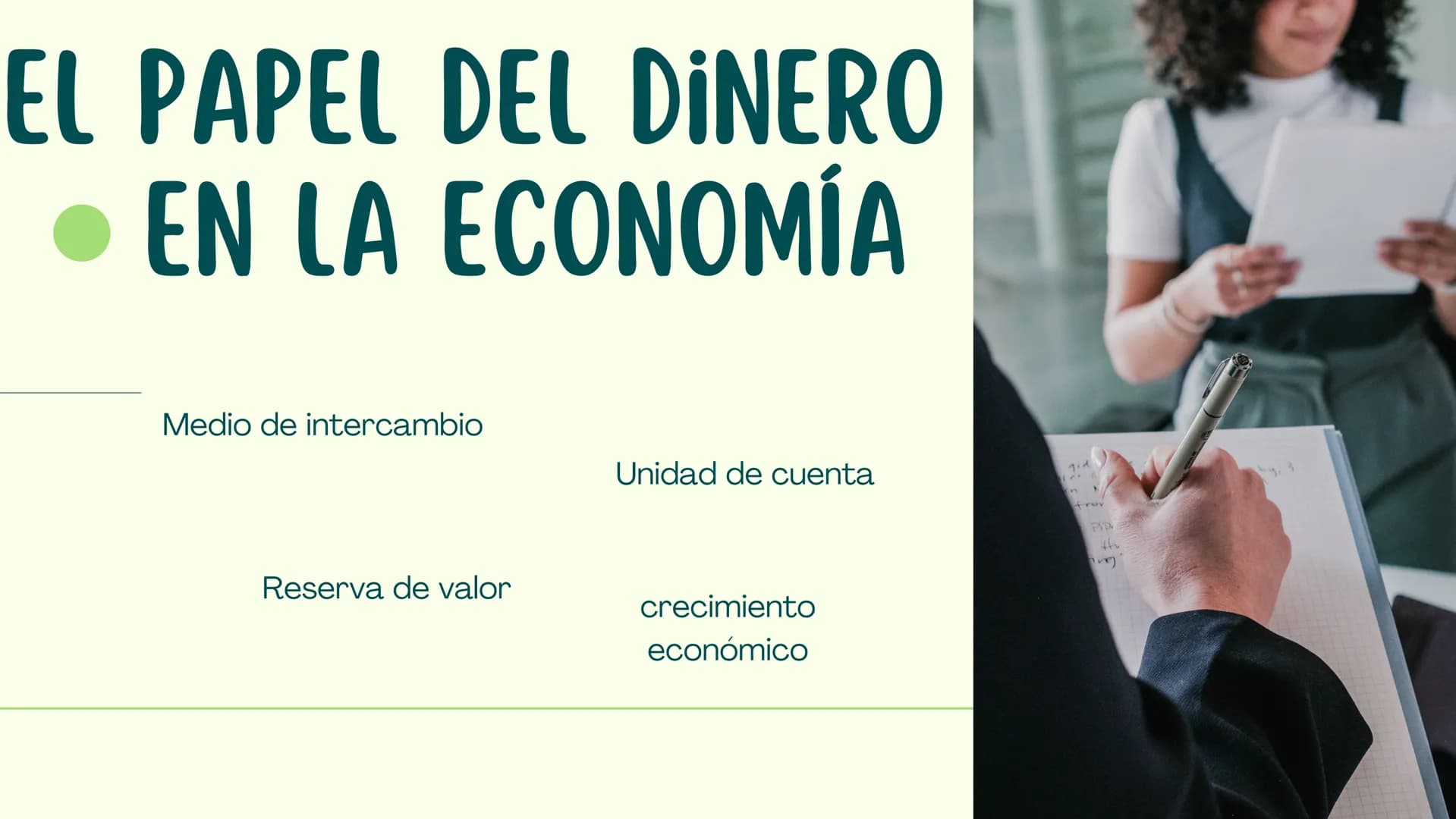 NAVEGANDO EL
$
LABERINTO
$
FINANCIERO CONTENIDO
UNA DESCRIPCIÓN DEL PROGRAMA DE LA PRESENTACIÓN.
•
Dinero
· Oferta y demanda
• Conceptos bás