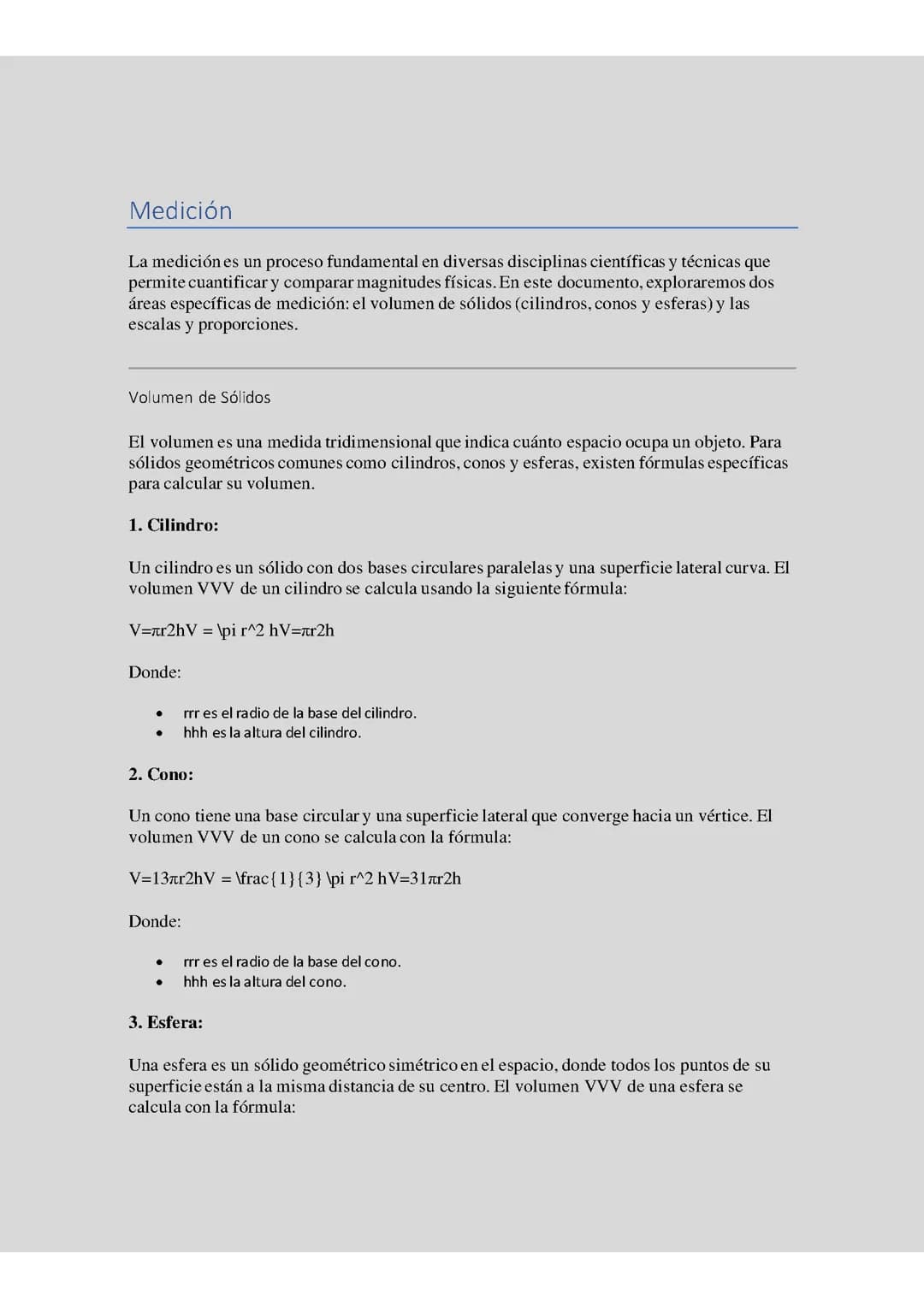 Medición