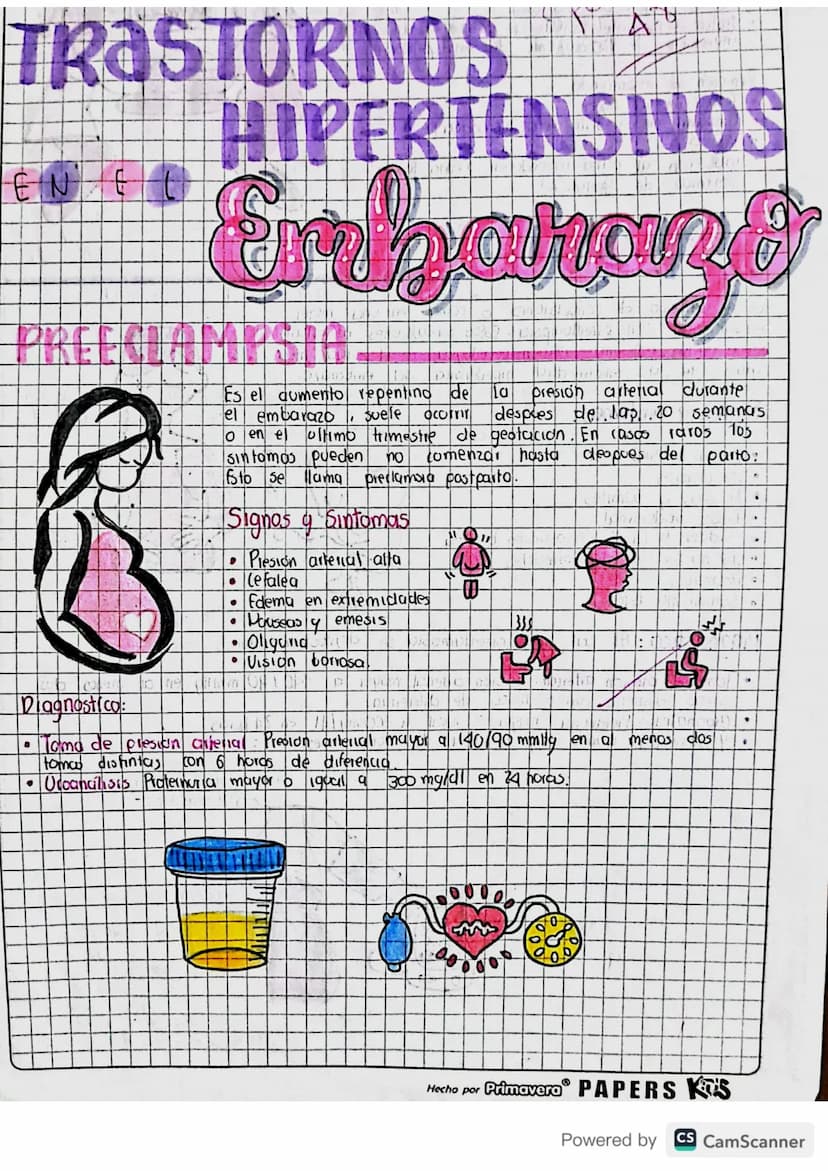TRASTORNOS
ENE
HIPERTENSINOS
En bokang
PREECLAMPSIA.
Diagnostico:
P
Es el aumento repentino de
la presión arterial durante
el embarazo Suele