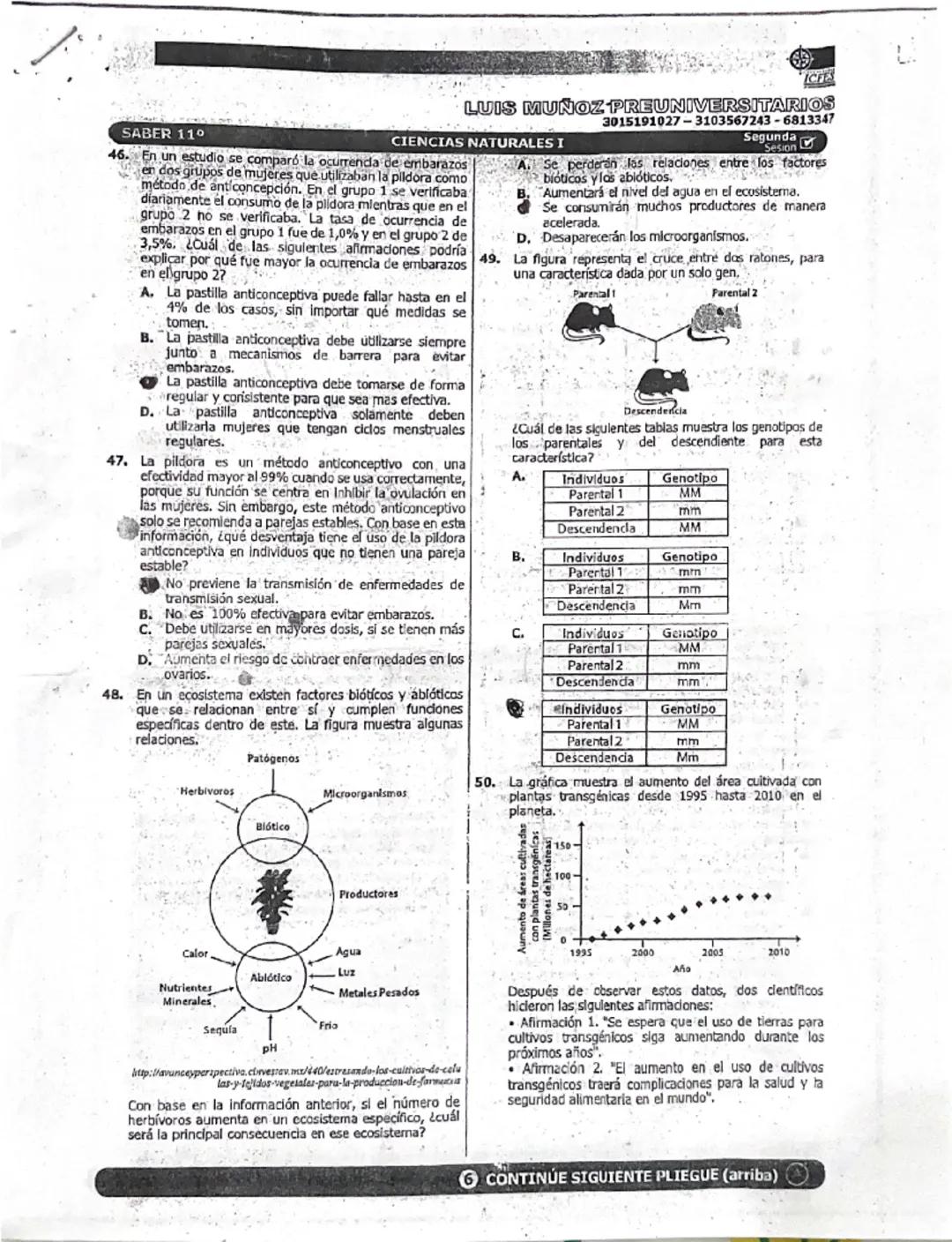 # SABER 11°
# INGLÉS I
## PARTE 1
RESPONDA LAS PREGUNTAS DE LA 218 A LA 222 DE ACUERDO AL SIGUIENTE EJEMPLO.
¿Dónde puede ver estos avisos?.