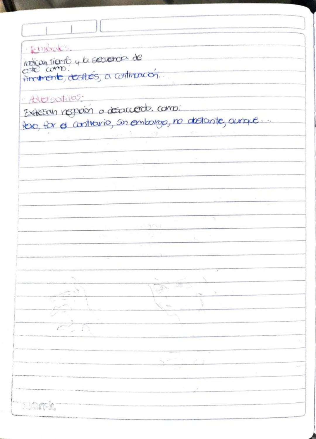 07/05/23
Los conectuses y sus clases
24
son falabras a frases de transición quedan continuidad y coherenc
a bas textos, también dan fluidez 