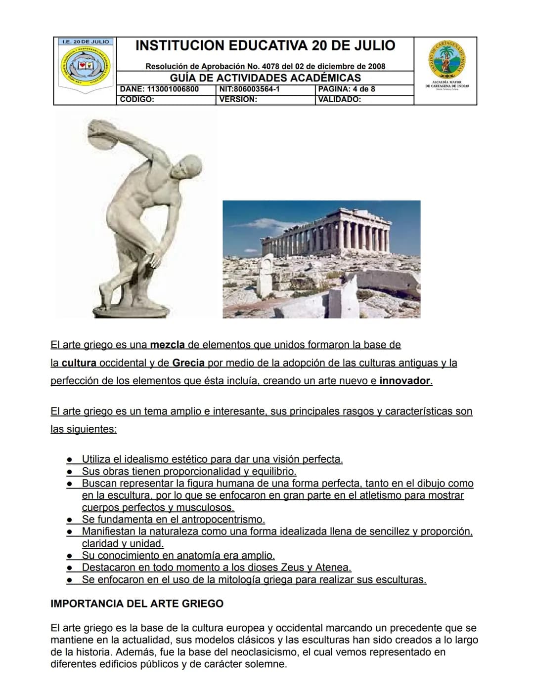 ARTE EGIPCIO
ARTE ROMANO, ARTE EGIPCIO Y ARTE GRIEGO
El arte egipcio es una de las manifestaciones artísticas más antiguas de la historia de