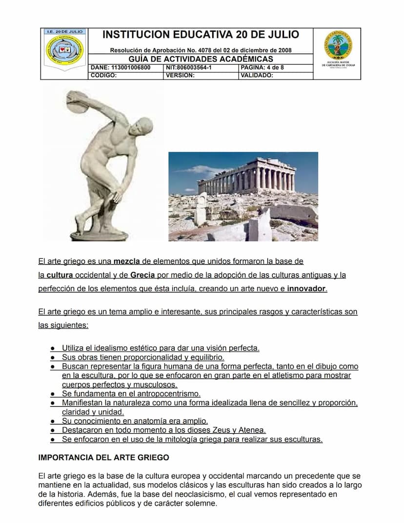 ARTE EGIPCIO
ARTE ROMANO, ARTE EGIPCIO Y ARTE GRIEGO
El arte egipcio es una de las manifestaciones artísticas más antiguas de la historia de