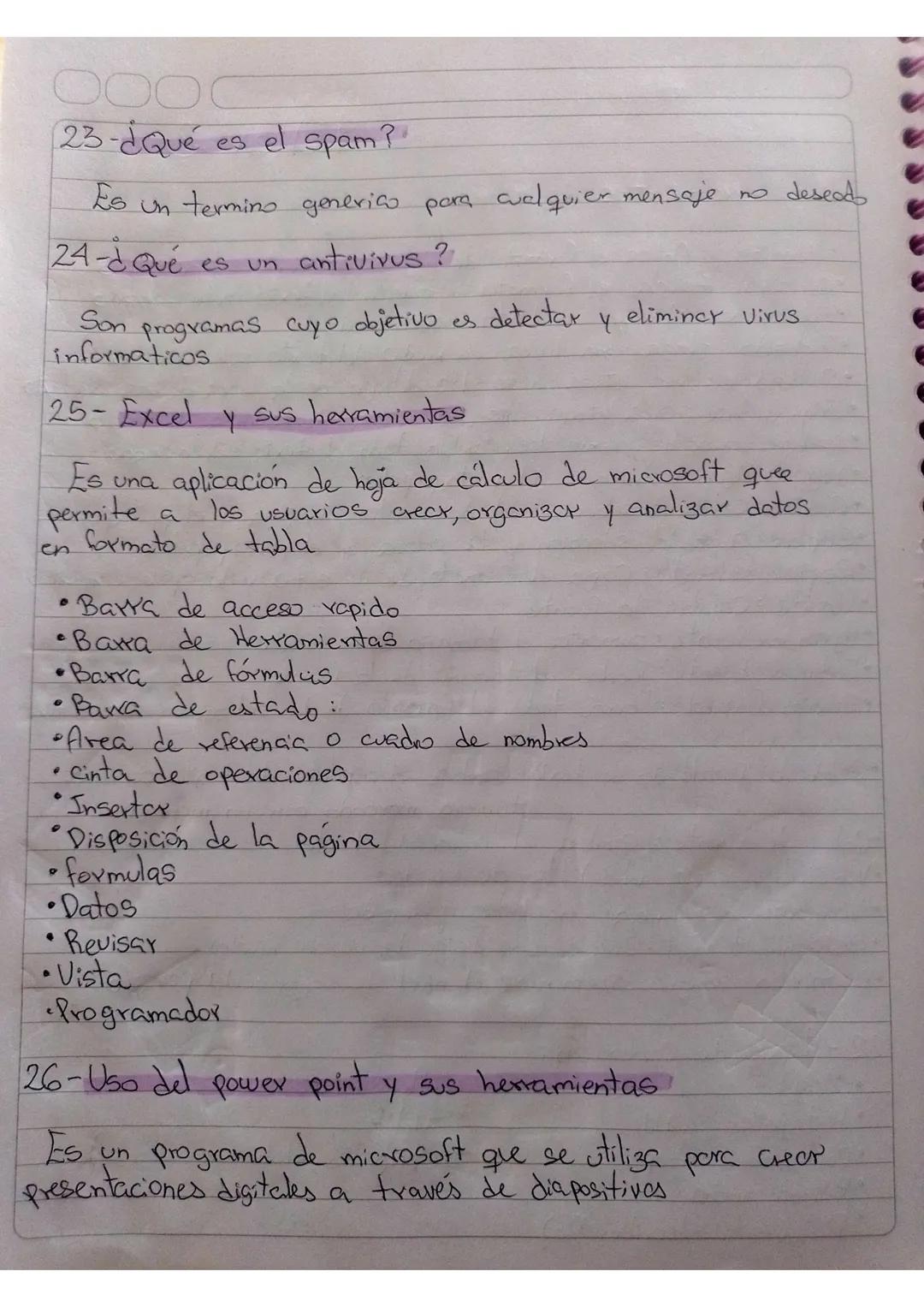# Conceptos basicos

de la Informatica

1-¿Qué es la informática?

Es la ciencia que estudia los métodos y técnicas para
almacenax, procesar