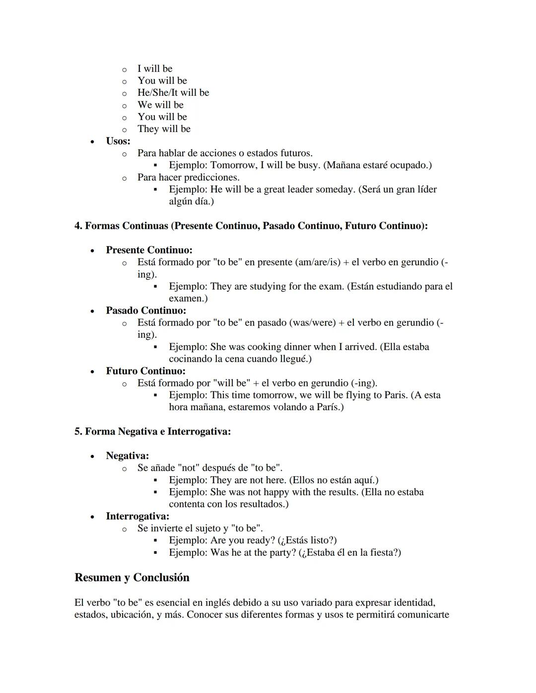 # VERB TO BE

El verbo "to be" (ser o estar en español) es fundamental para entender cómo se utiliza este
verbo en inglés, ya que es uno de 