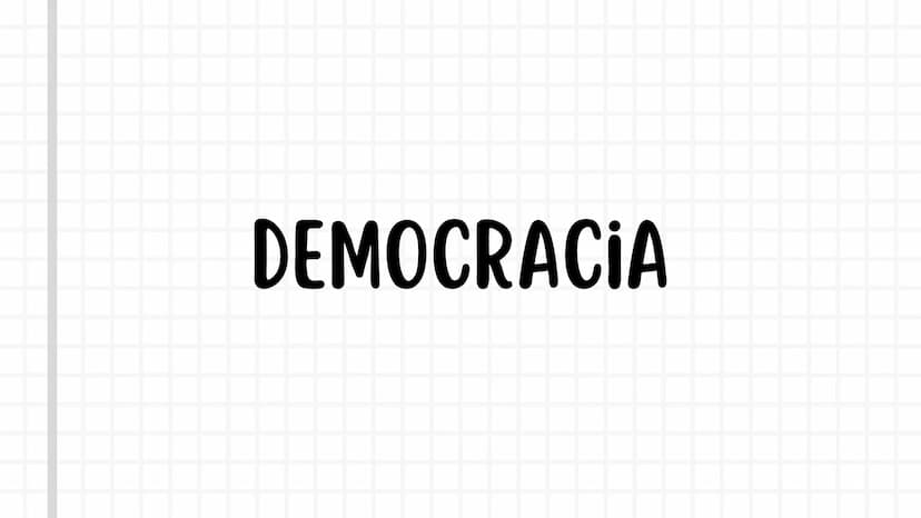 DEMOCRACIA ¿QUÉ ES LA DEMOCRACIA?
La democracia, un concepto arraigado en la
historia y la filosofía política, es mucho más
que un sistema d