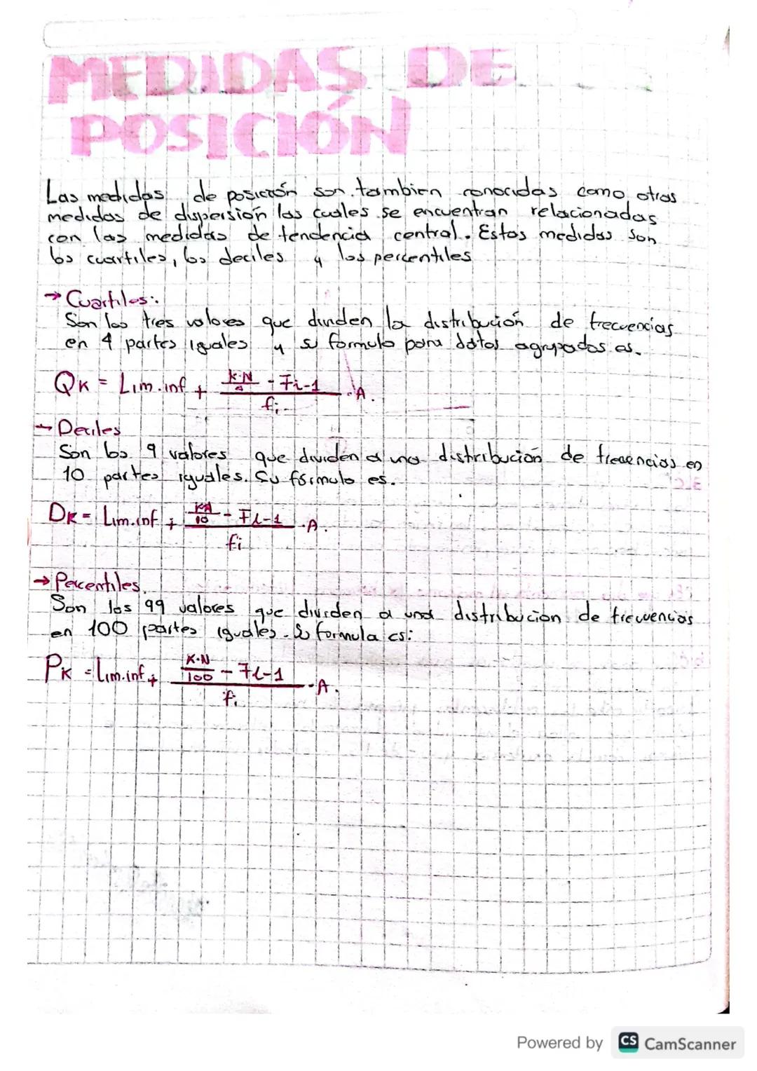 # MEDIDAS DELEK
POSICIÓN

Las medidas de posición son tambien conocidas como otras.
medidas de dispersión las cuales se encuentran relaciona