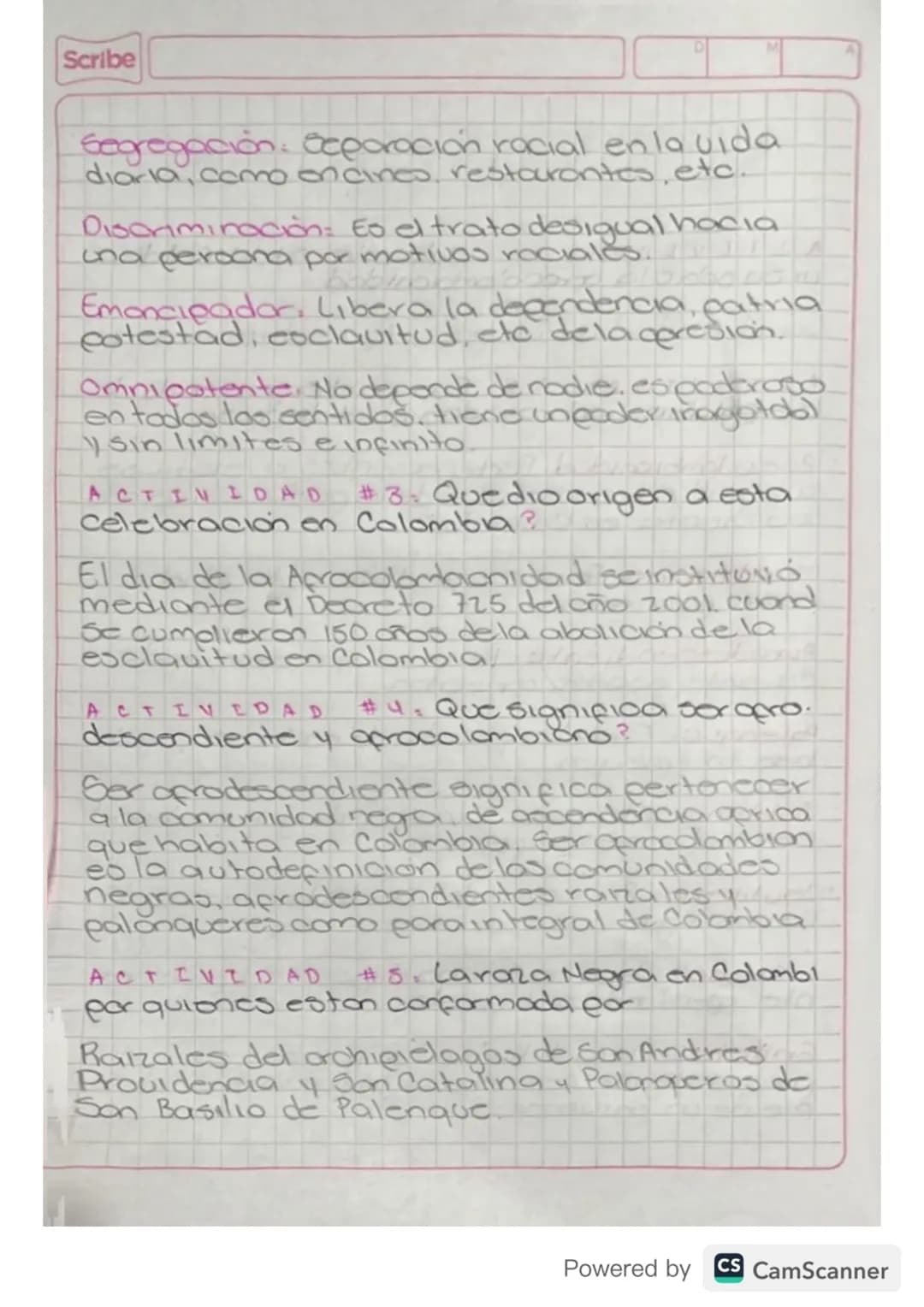 Scribe
.
AT ROCOLOMM BI ANTOAD
ACTIVIDAD
4
Coloquele un titdo al disc.
urso sobre la aprocolombianidad.
La identidad y el legado Aprocolombi