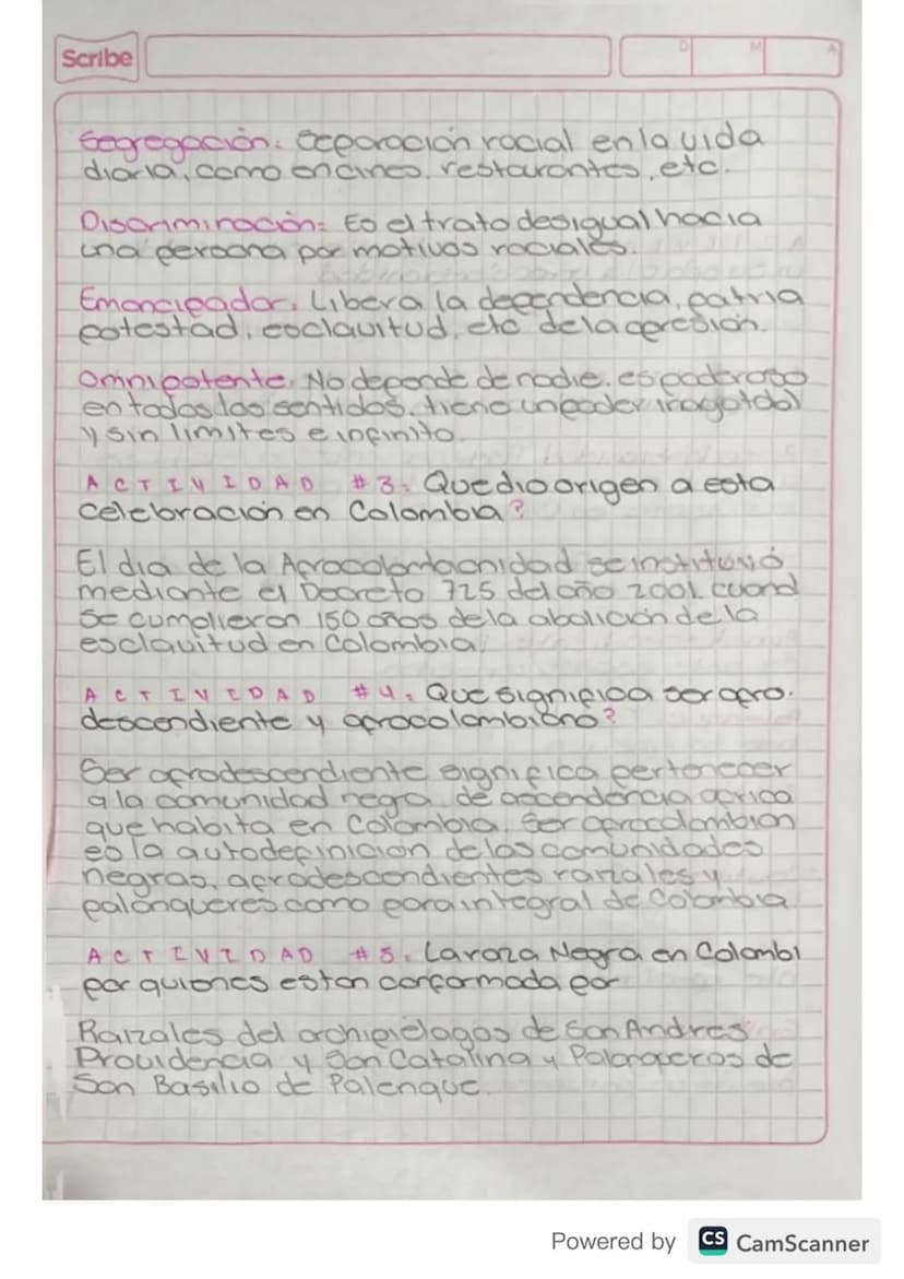 Scribe
.
AT ROCOLOMM BI ANTOAD
ACTIVIDAD
4
Coloquele un titdo al disc.
urso sobre la aprocolombianidad.
La identidad y el legado Aprocolombi
