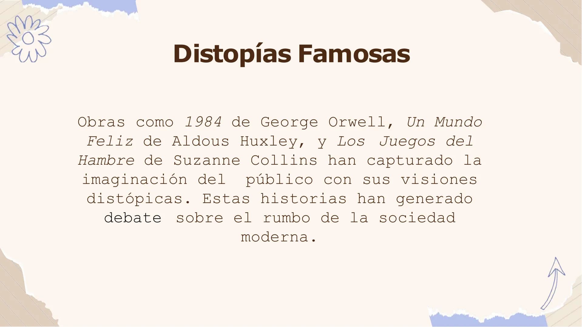 пос
Distopia y Utopía
Hecho por: Jisel Cardenas
пос Elementos Distópicos
Las distopías suelen presentar
elementos como un gobierno
totalitar