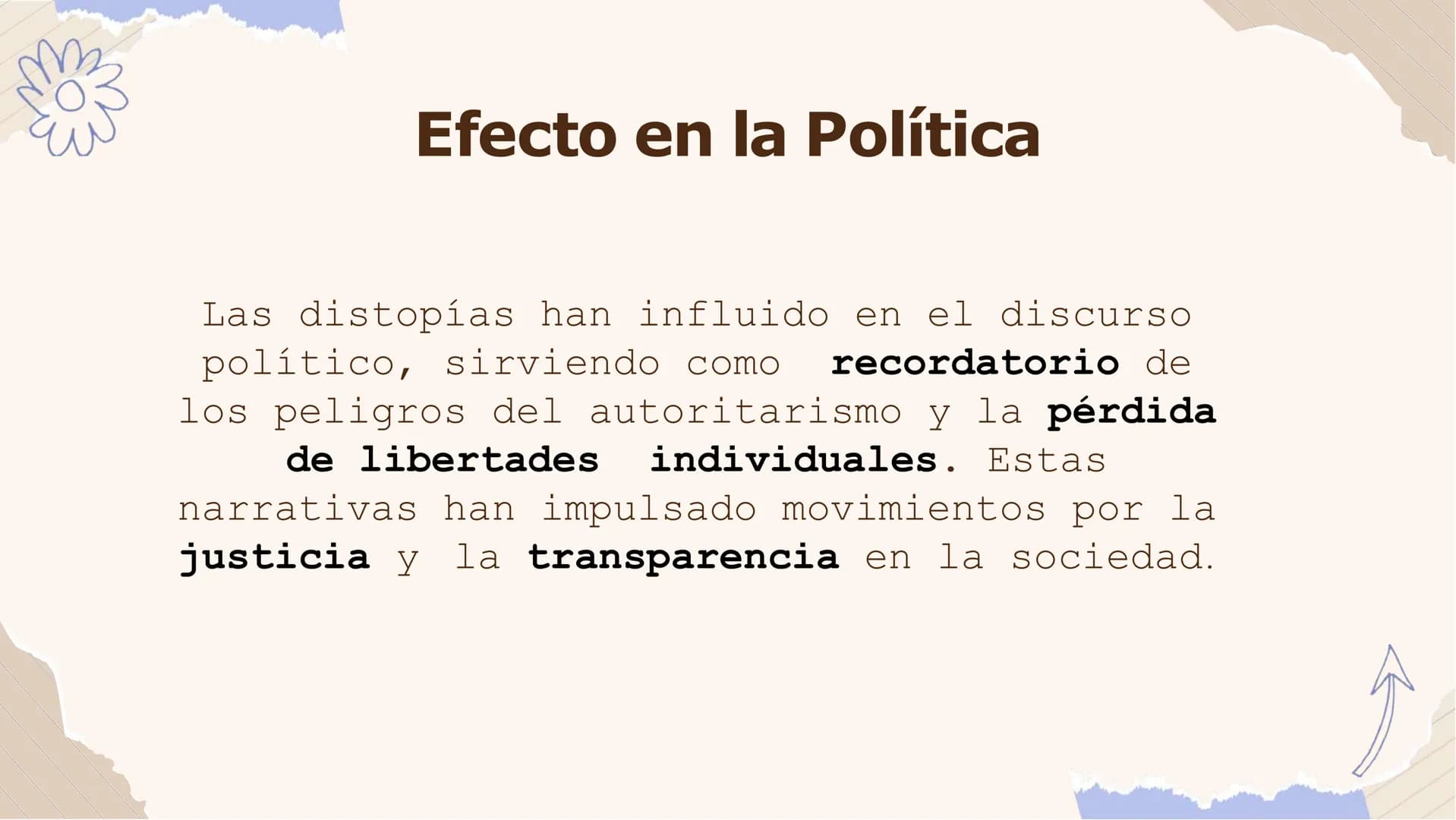 пос
Distopia y Utopía
Hecho por: Jisel Cardenas
пос Elementos Distópicos
Las distopías suelen presentar
elementos como un gobierno
totalitar