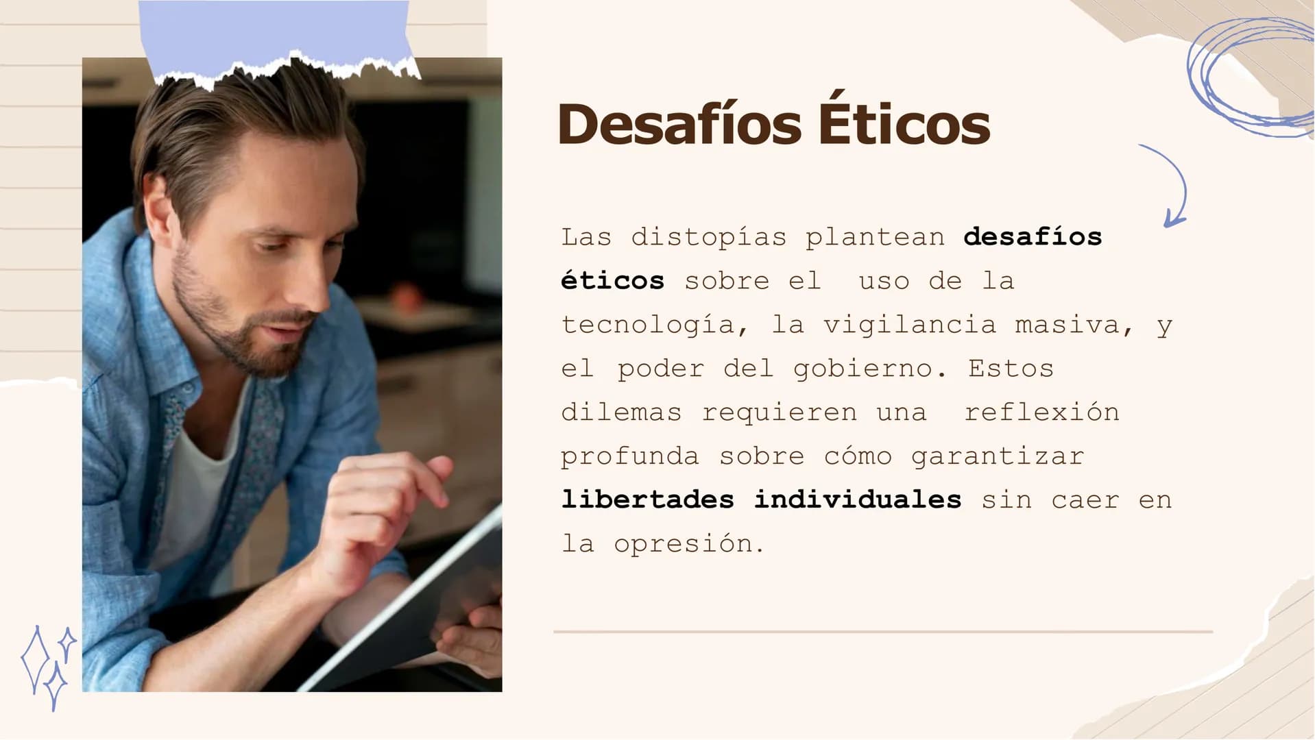 пос
Distopia y Utopía
Hecho por: Jisel Cardenas
пос Elementos Distópicos
Las distopías suelen presentar
elementos como un gobierno
totalitar