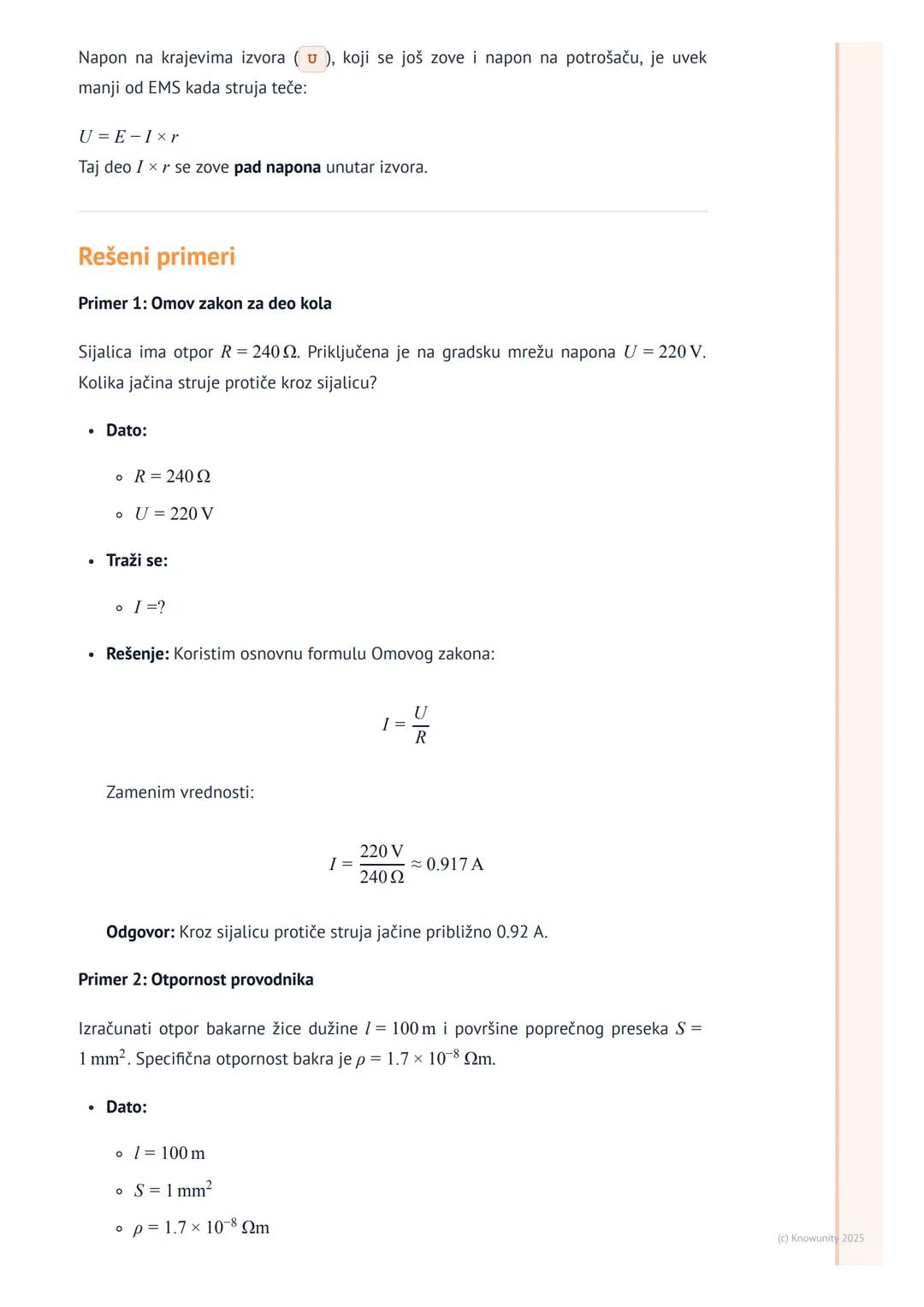 # Električna Struja i Ohmov Zakon

Uvod u električnu struju

Električna struja je usmereno kretanje naelektrisanih čestica, najčešće elektro