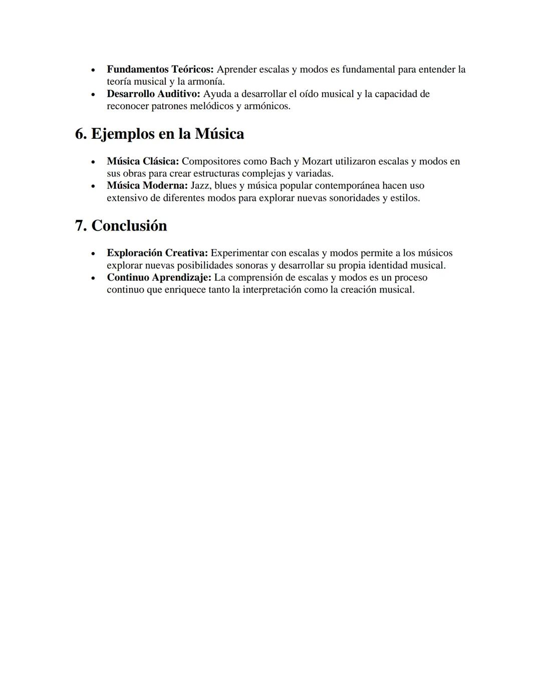 Escalas y Modos
APUNTES//
1. Introducción a las Escalas
•
•
Definición: Una escala es una serie ordenada de notas musicales que siguen un
pa