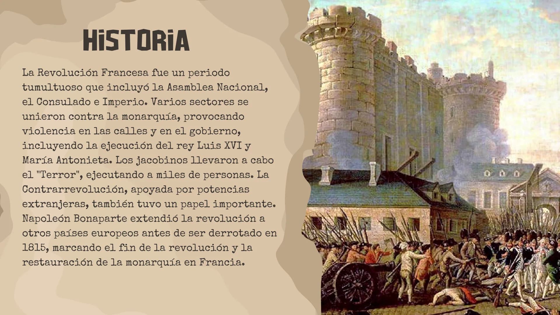 REVOLUCION
FRANCESA
1789-1799 QUE FUE
La Revolución francesa fue un proceso histórico
que atravesó Francia entre 1789 y 1799 a partir
del cu