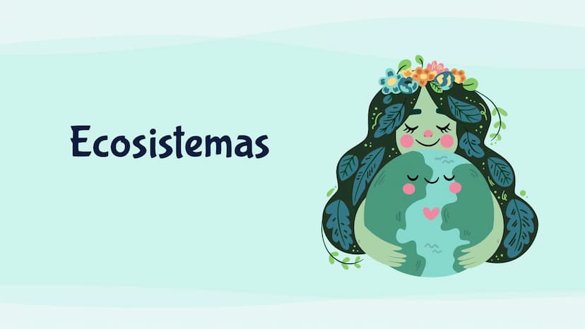 Ecosistemas
M ¿Qué es un ecosistema?
El ecosistema es el conjunto de seres vivos de un
lugar, el ambiente que lo rodea y las relaciones que
