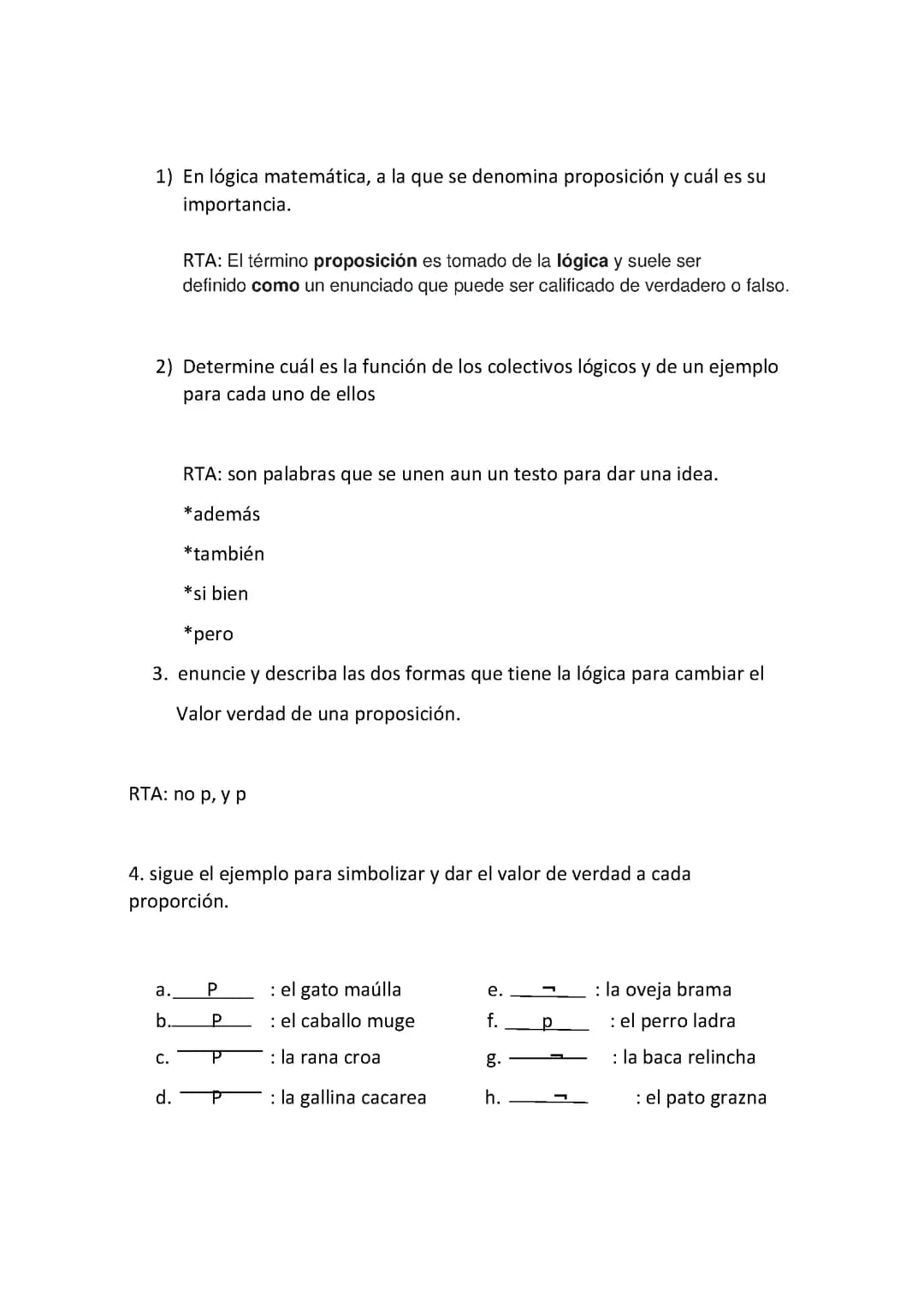 matemática lógica
