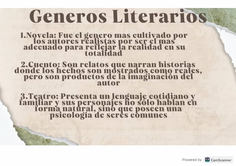 aying his
turne
hope
Concepto y epoca
El Realismo literario fue un movimiento literario que surgió en Europa a
mediados del siglo XIX, y que