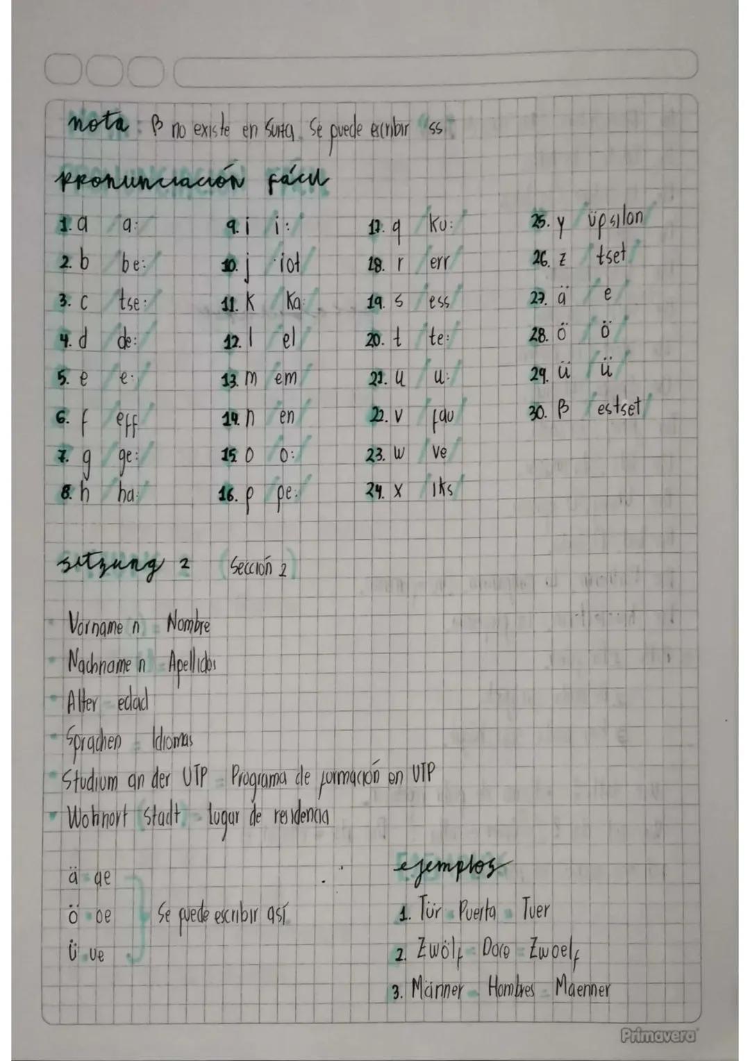 deutsch A 1.1.

1. Informaaón peronal
2. Miembros de la jumilia
3. Comida
4. Residencia
5. Rutina
6. αιο
7. Capauklider y deseor

• Desempeñ