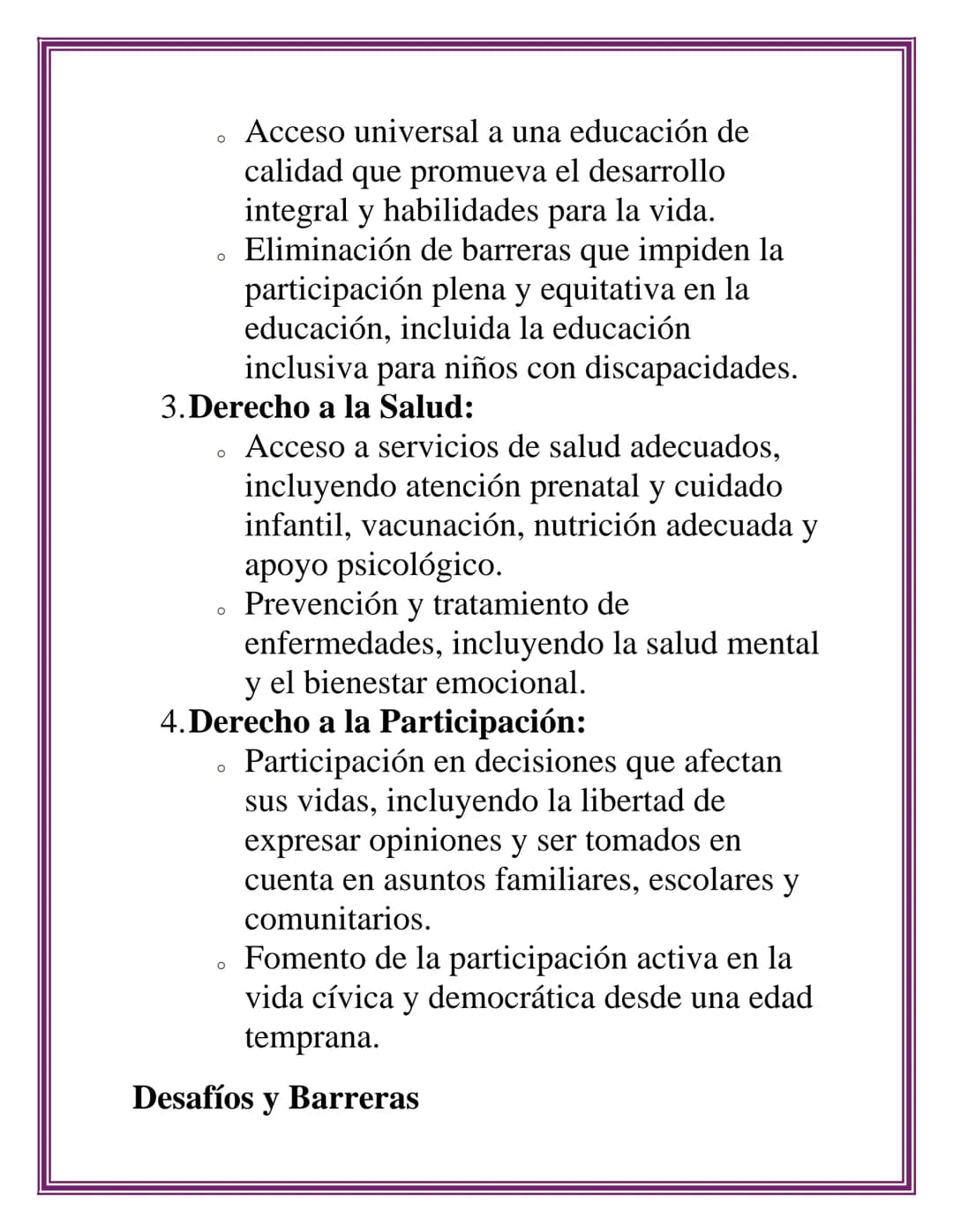 DERECHOS DE NIÑOS
Y ADOLESCENTES
Los derechos de los niños y adolescentes son
fundamentales para asegurar su desarrollo
integral, protección