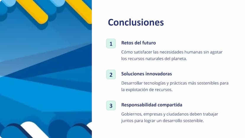 Geografía de los
recursos naturales
La geografía de los recursos naturales se enfoca en la
distribución, explotación y sostenibilidad de los