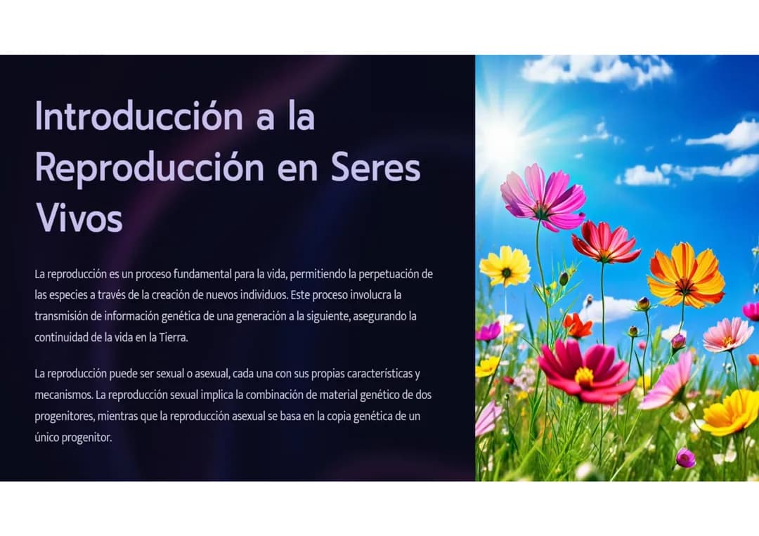 Modos de Reproducción en Seres Vivos
