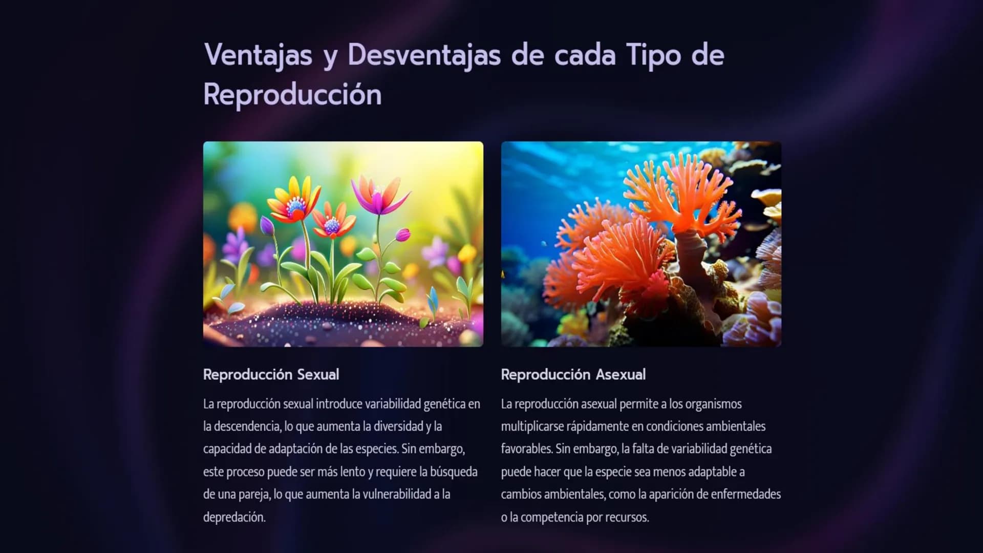 Introducción a la
Reproducción en Seres
Vivos
La reproducción es un proceso fundamental para la vida, permitiendo la perpetuación de
las esp