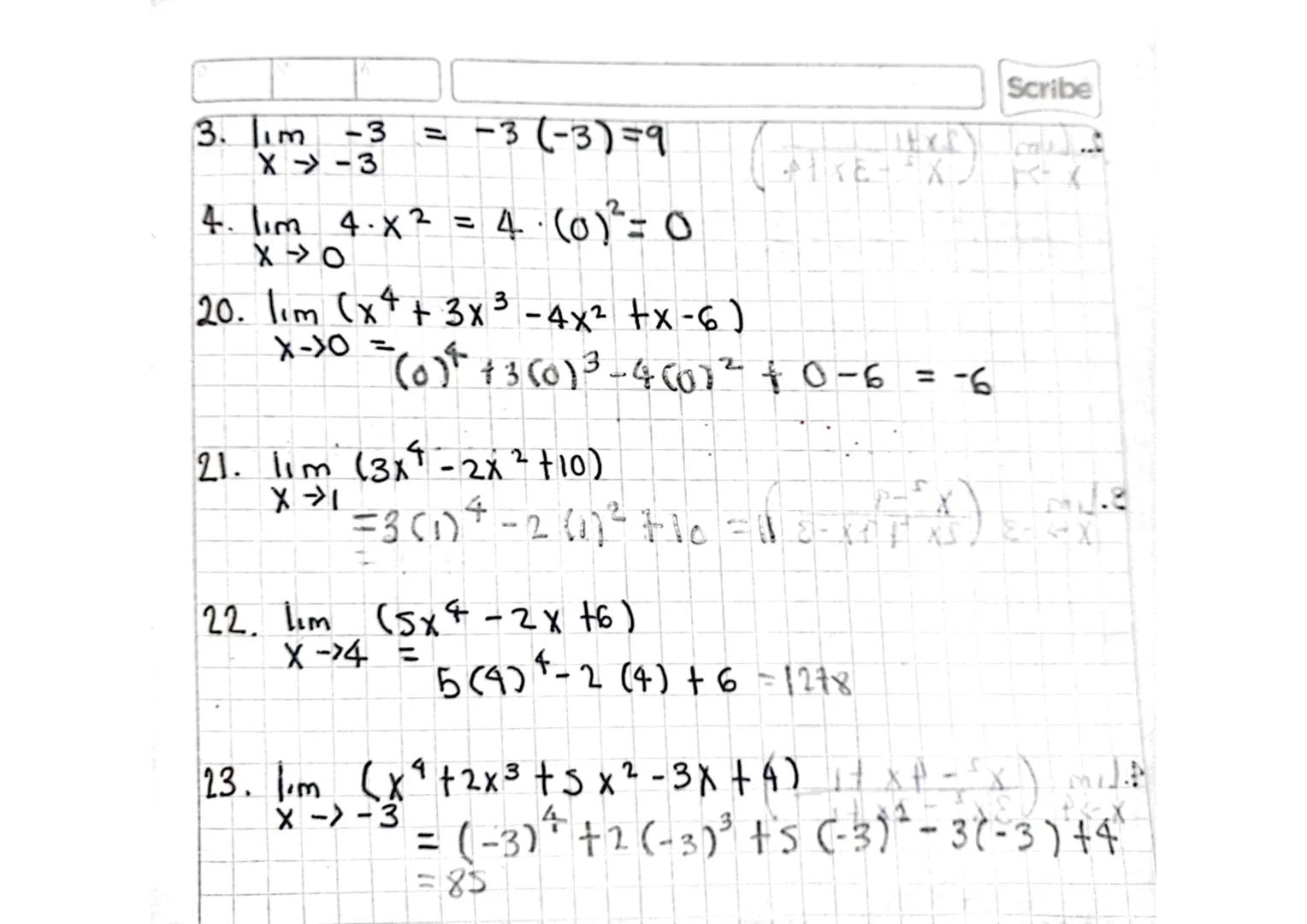 (-1)
# Propiedades de los Limites
1. M
X=a
x->a
3(+3) =d
(χε)
*-) (-1)
TW
2.WM K=K
X =a
2X
?P + x E - 5 x 2 + Exs + + x )
٢٠٠٨-٤
KO
+(-)-(Em