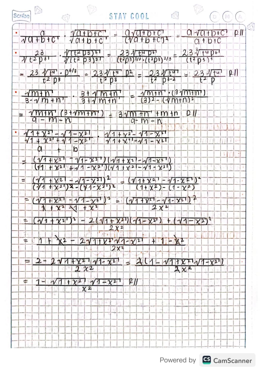 M
KEEP IT SIMPLE
D
Scribe
3. FACTORIZACIÓN.
polinomio En la variable real x es cualquier
expresión de la Forma:
P(x)= an x + α n + 1 x n − 1