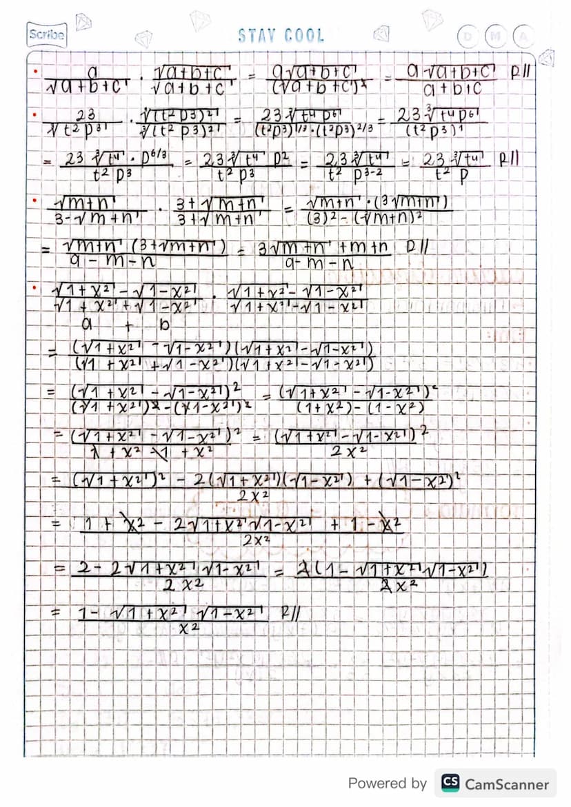 M
KEEP IT SIMPLE
D
Scribe
3. FACTORIZACIÓN.
polinomio En la variable real x es cualquier
expresión de la Forma:
P(x)= an x + α n + 1 x n − 1